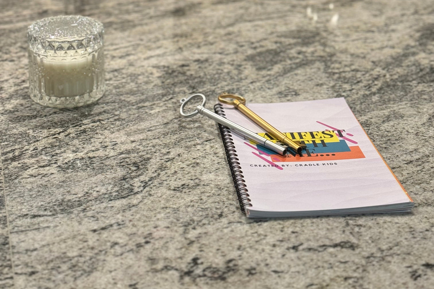 Manifest With Me Journal W/Dream Key Pen